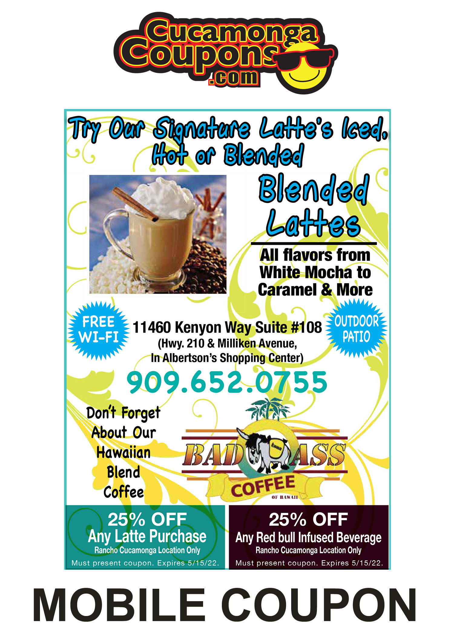 Cucamonga Coupons Food & Beverage